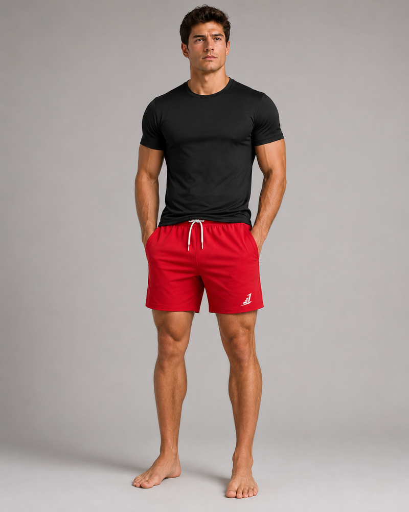 Men’s Levels Performance Shorts – Red