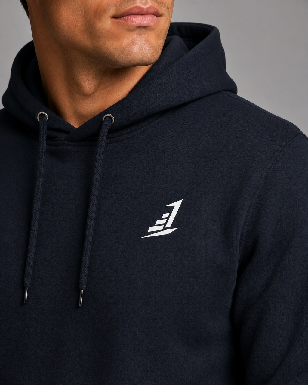 Men's Levels Signature Navy Blue Hoodie