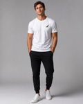 Men’s Levels Signature Embroidered Casual Tee – White