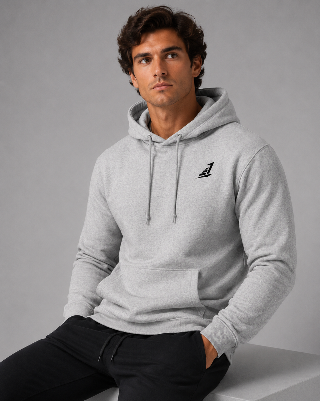 Men's Signature Grey Hoodie