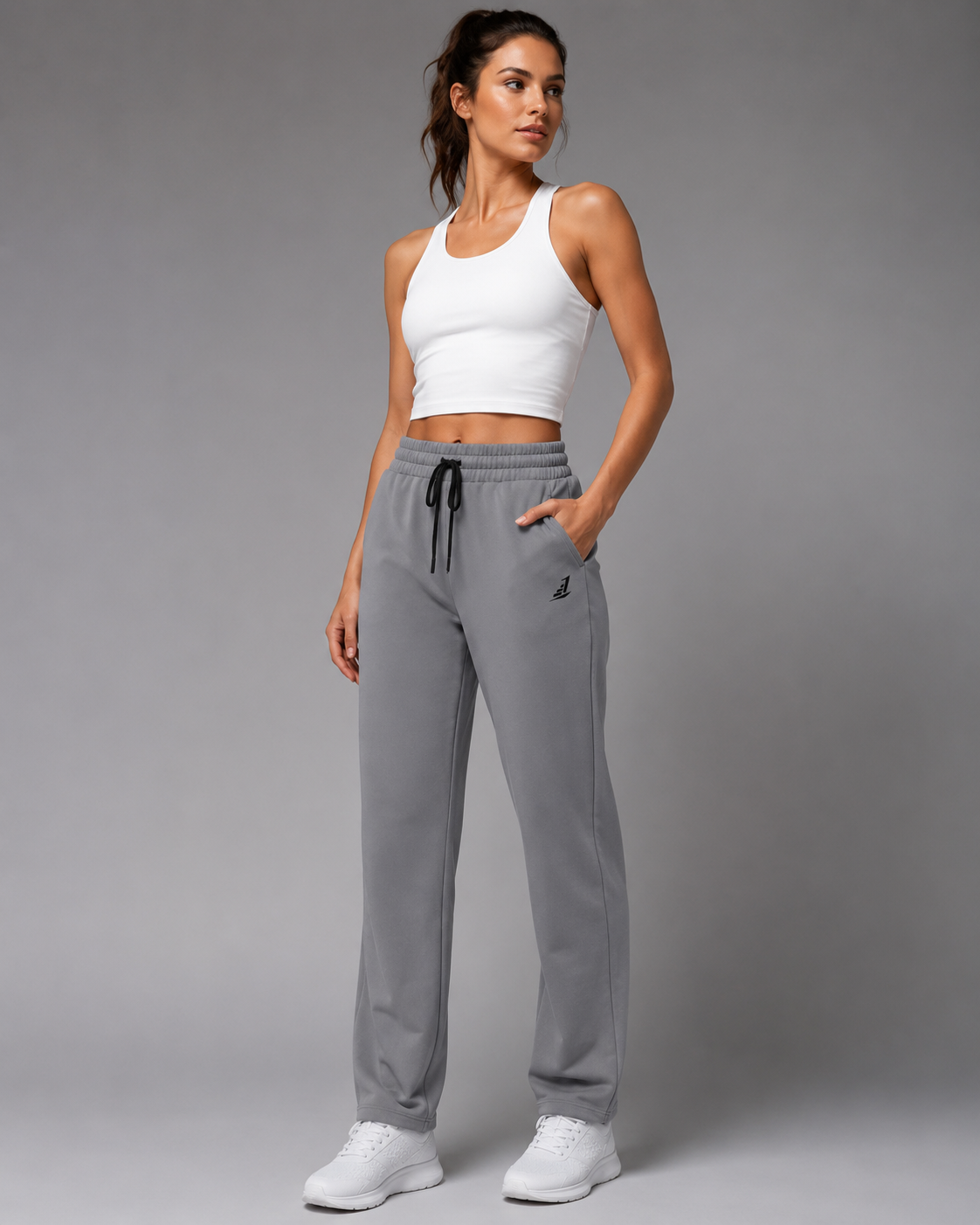 Women's Dark grey B.L Athletic Joggers
