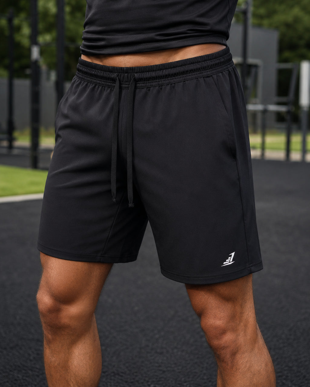 MotionFlex Drawstring Training Shorts