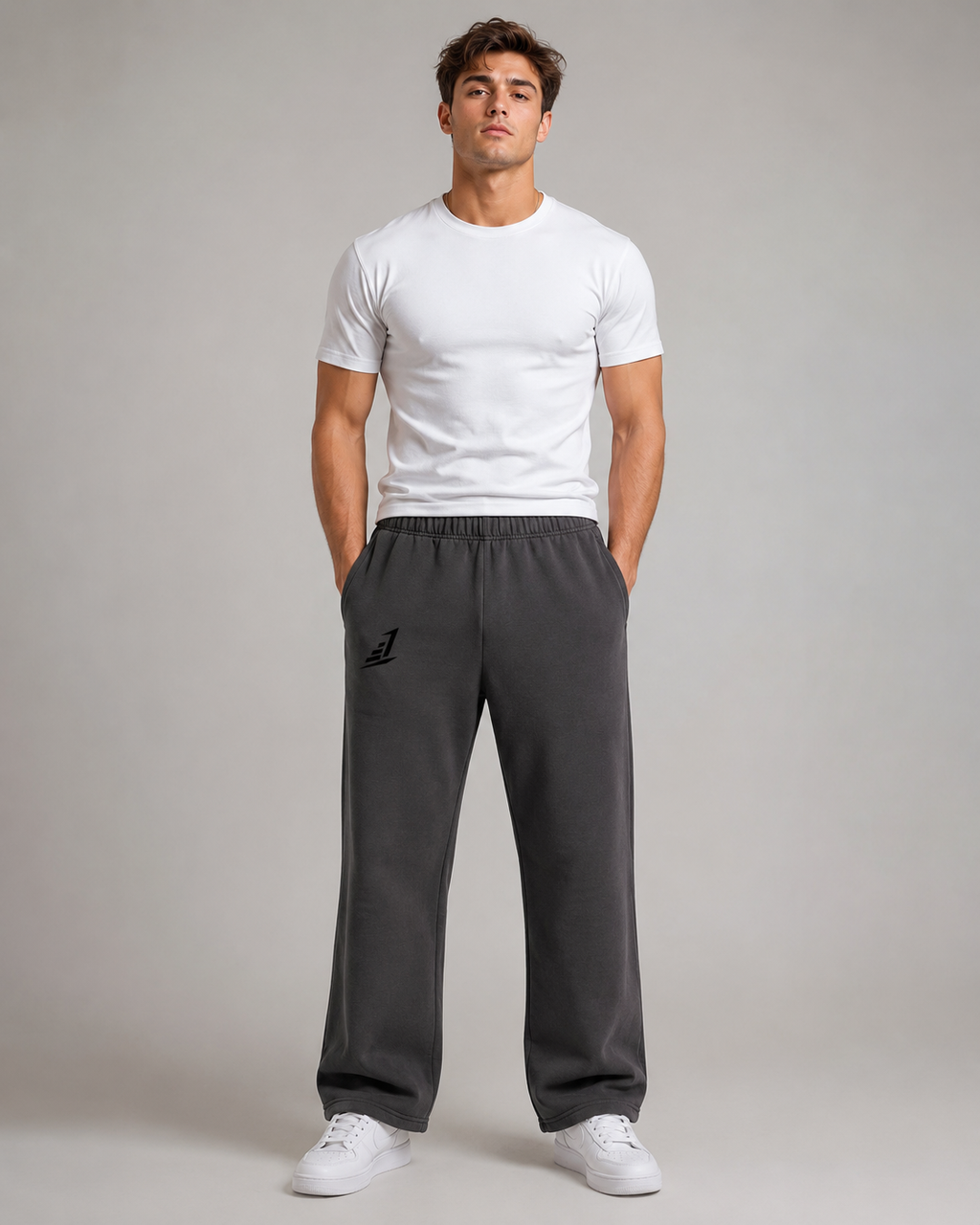 Levels Men’s Relaxed Fit Joggers solid charcoal
