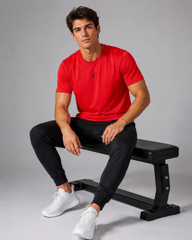 Men’s Levels Essential Training Tee – Red