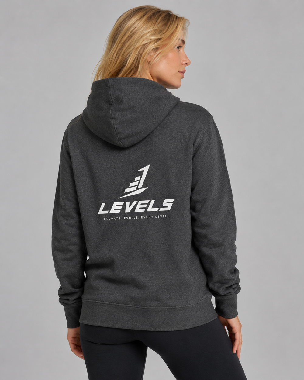 Women’s Levels Signature Dark Grey Hoodie