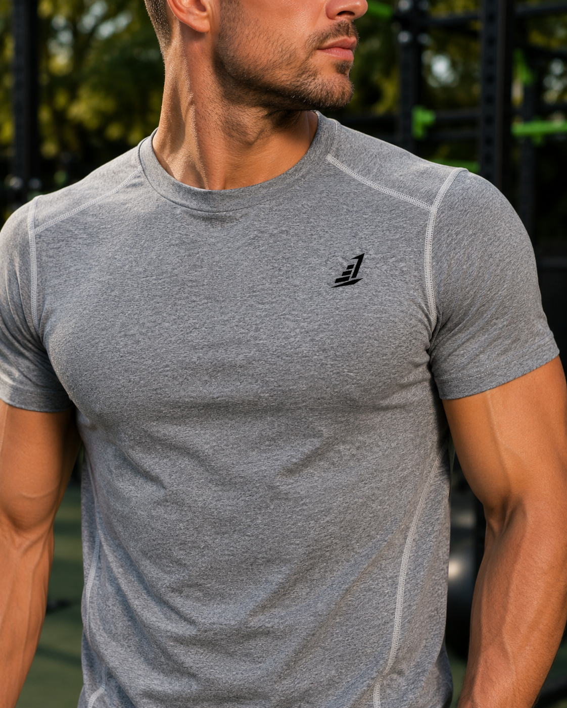 Training Division Technical T-Shirt - White - Grey - Blue