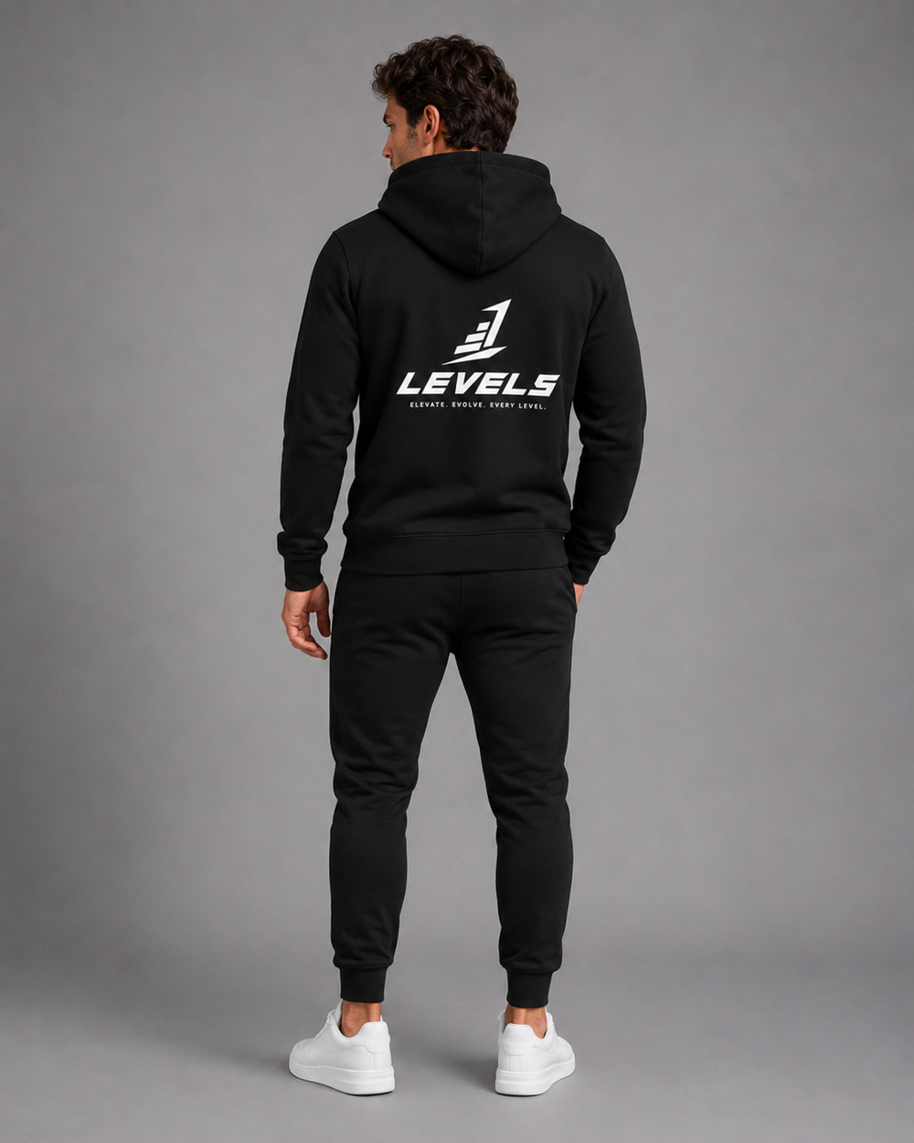 Men's Levels Signature Black Hoodie