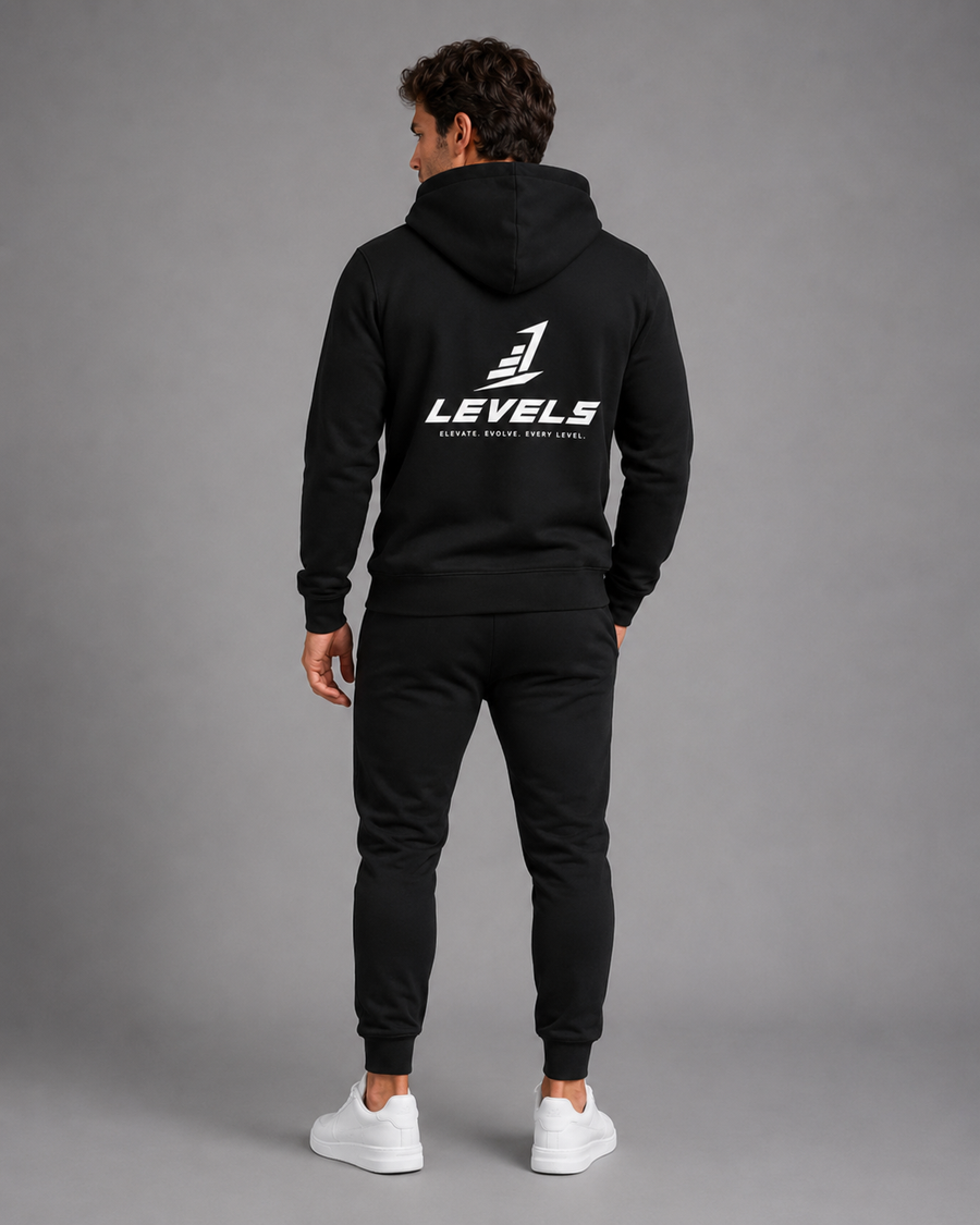 Men's Levels Signature Black Hoodie