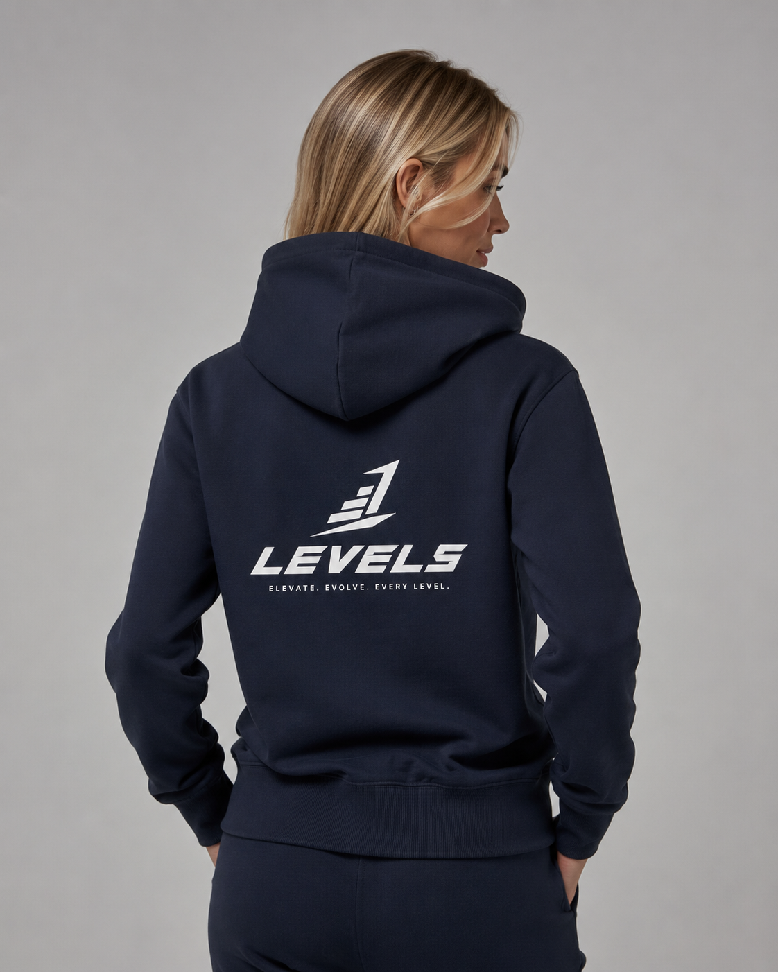 Women’s Levels Signature Navy Blue Hoodie