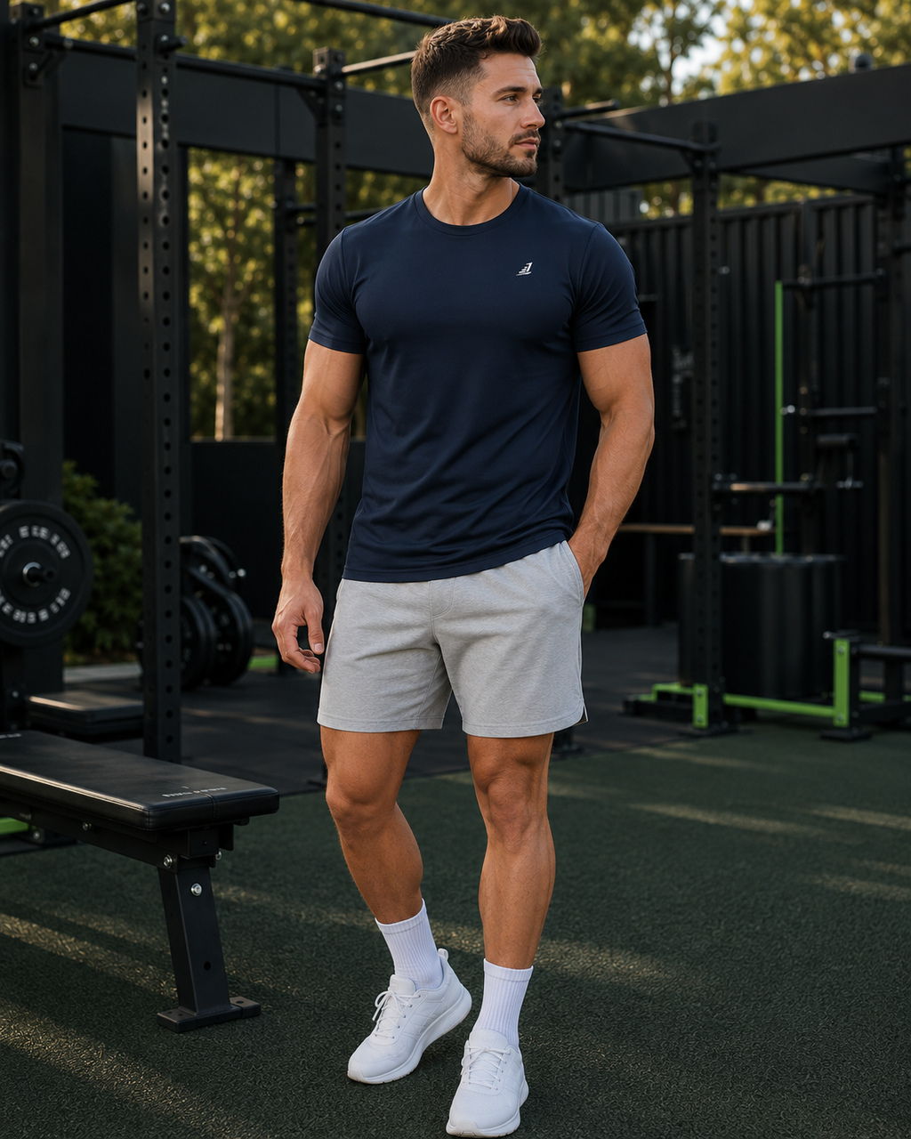 Training Division Technical T-Shirt - Black - Grey - Blue