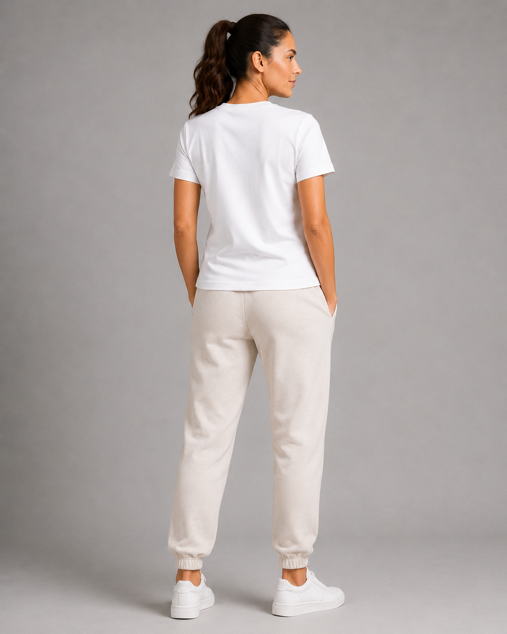 Women’s Levels Signature Embroidered Casual Tee – White