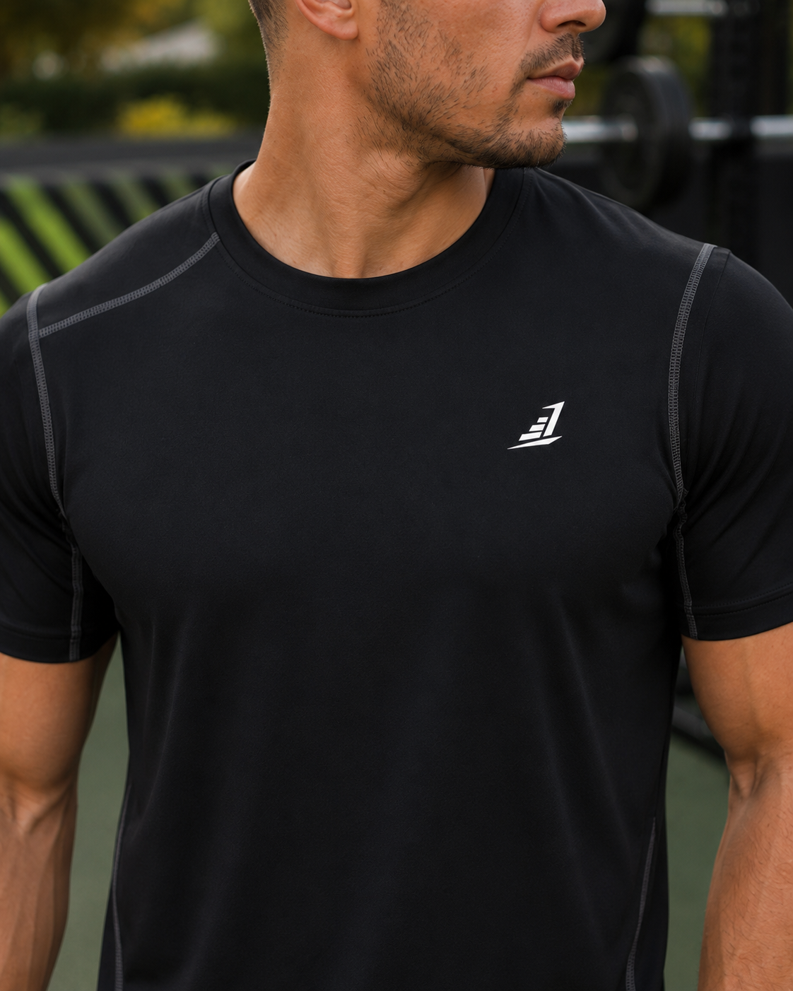 Training Division Technical T-Shirt - Black - Grey - Blue