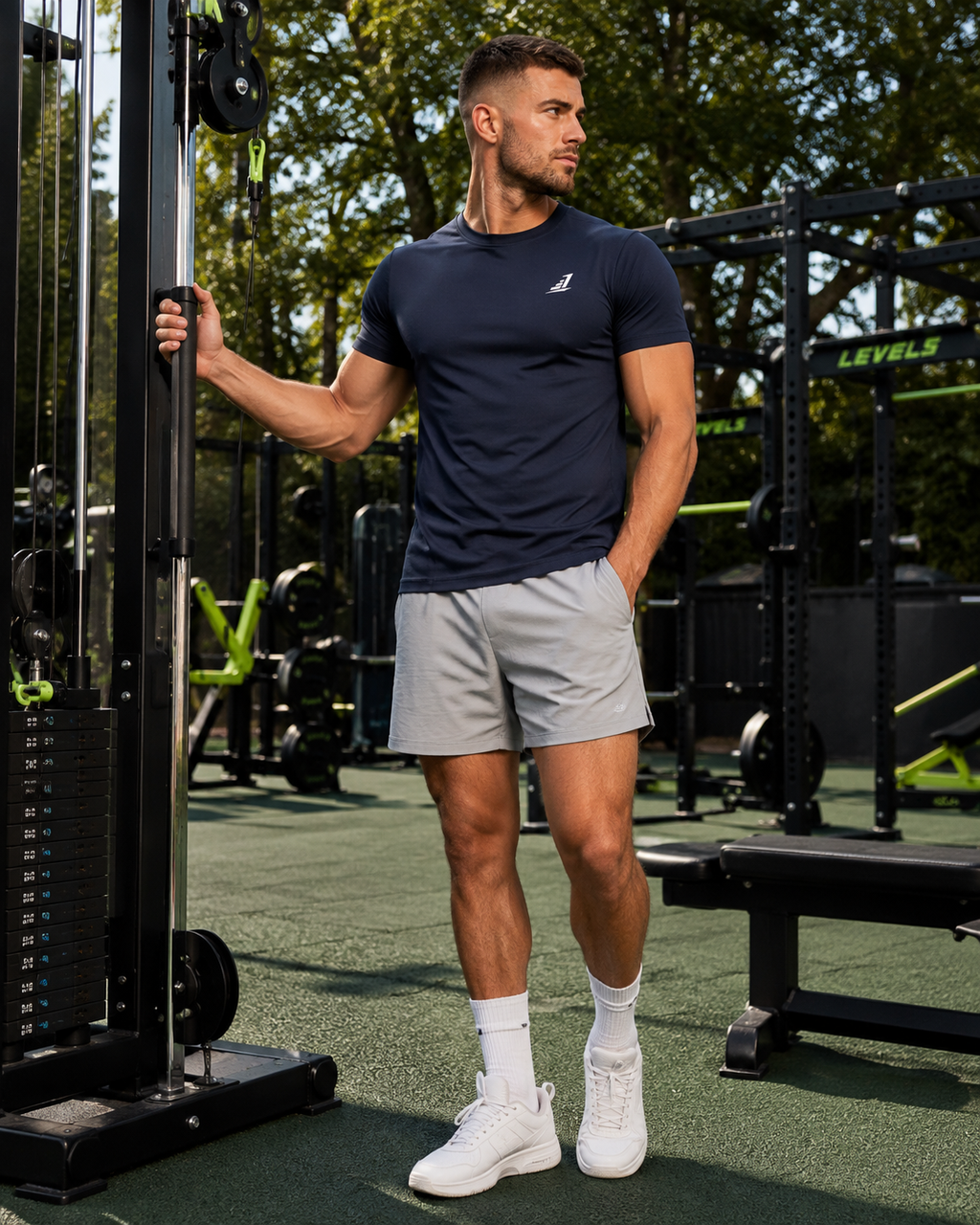 Training Division Technical T-Shirt - Black - Grey - Blue