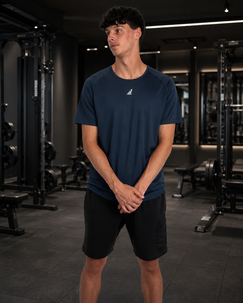 Levels Essential Training T-Shirt – Navy Blue