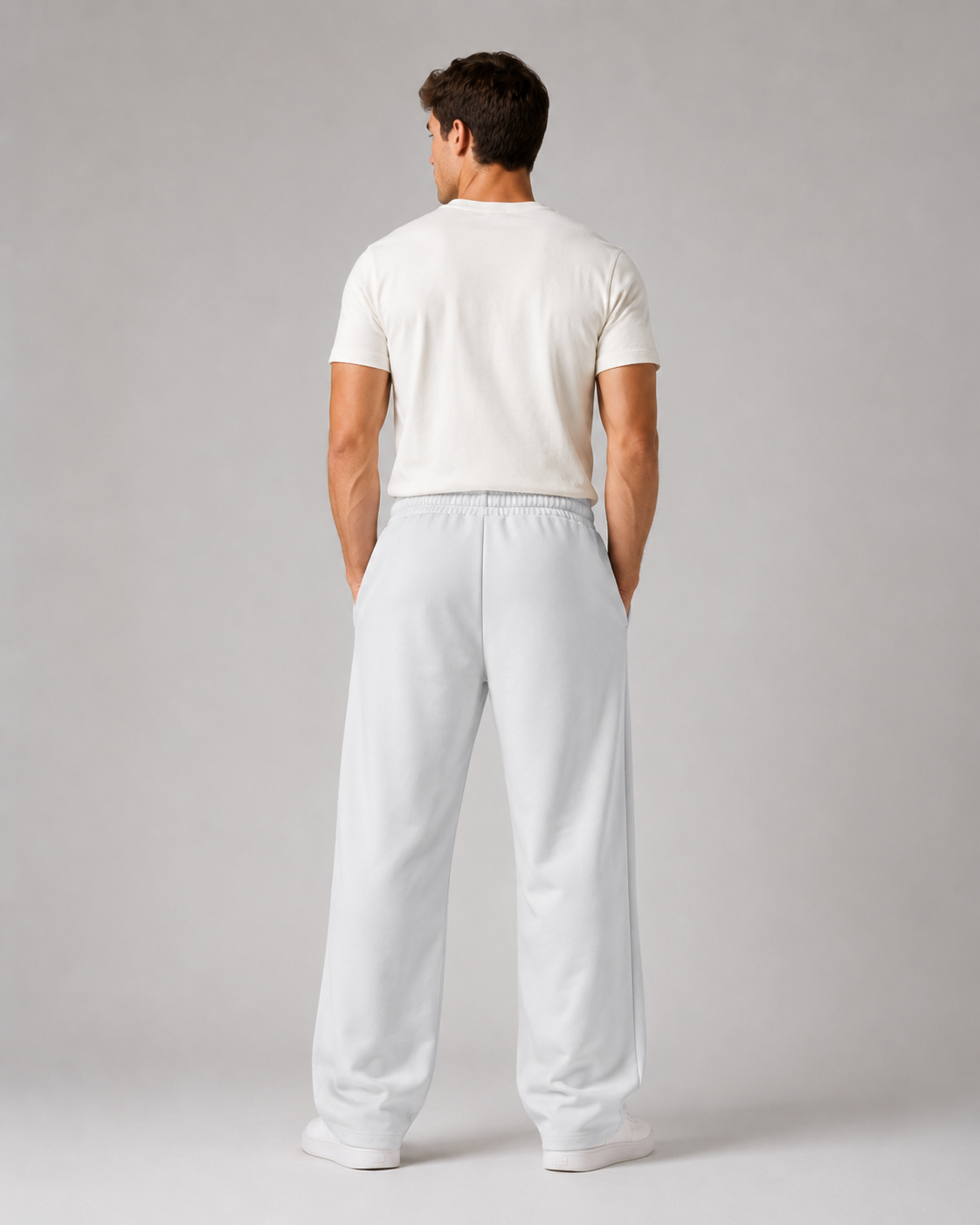 Men's Light grey joggers Athletic Joggers