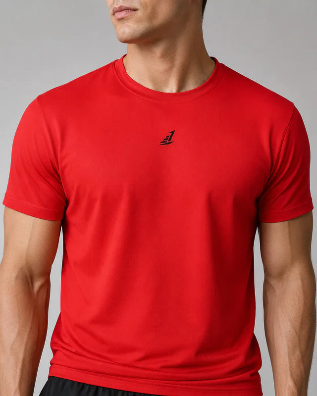 Men’s Levels Essential Training Tee – Red