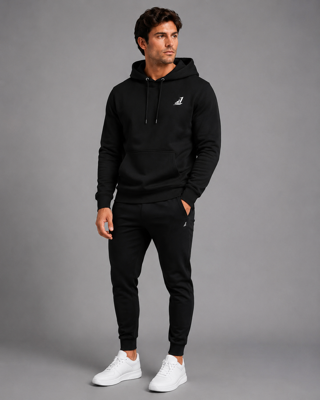 Men's Levels Signature Black Hoodie