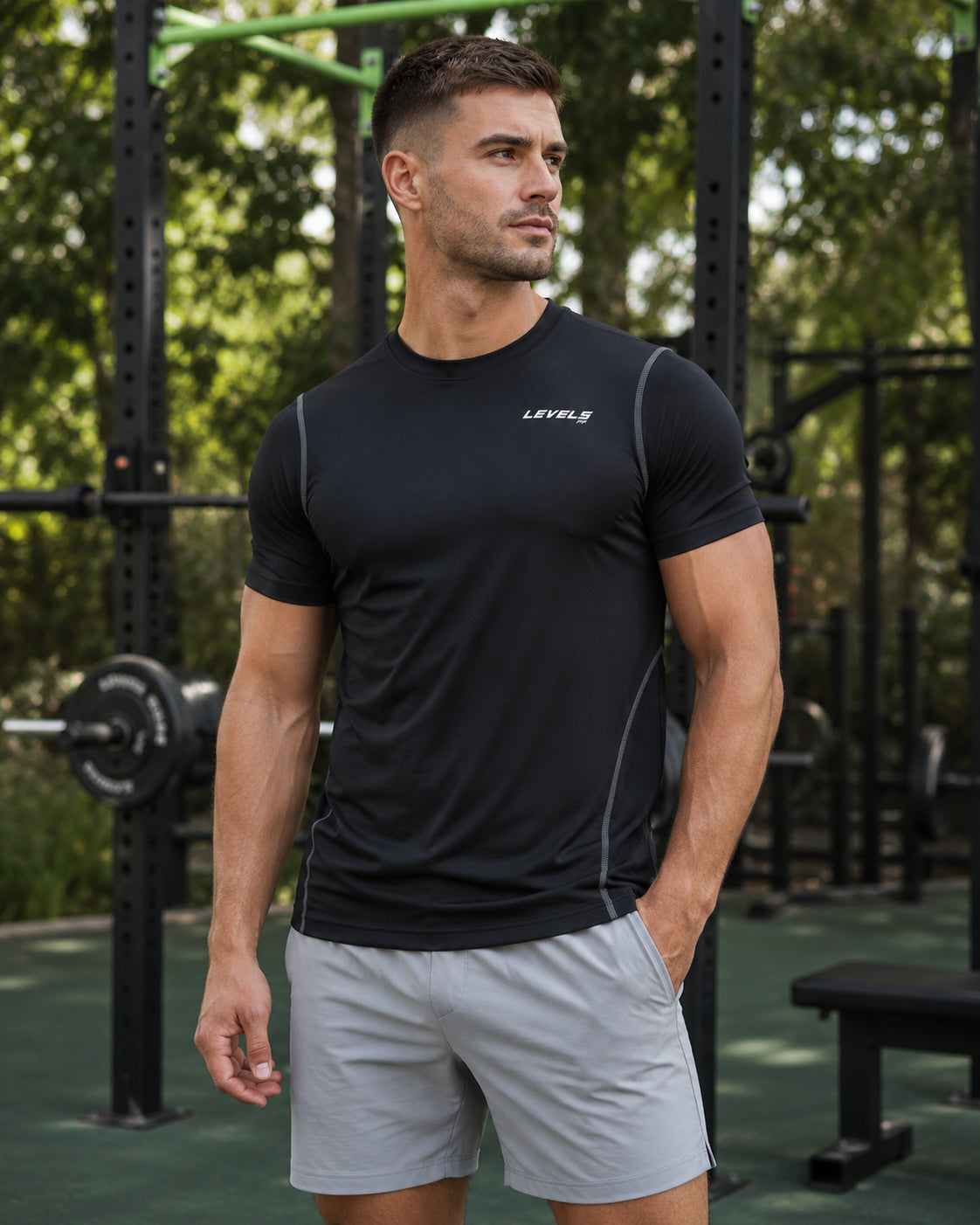 MotionForm Performance T-Shirt - Black - Grey - Navy Blue