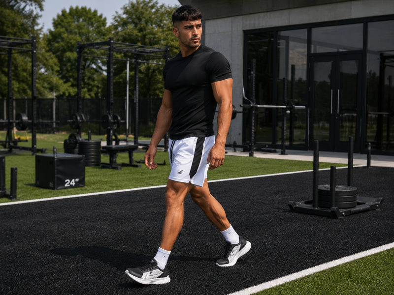MotionFlex Drawstring Training Shorts