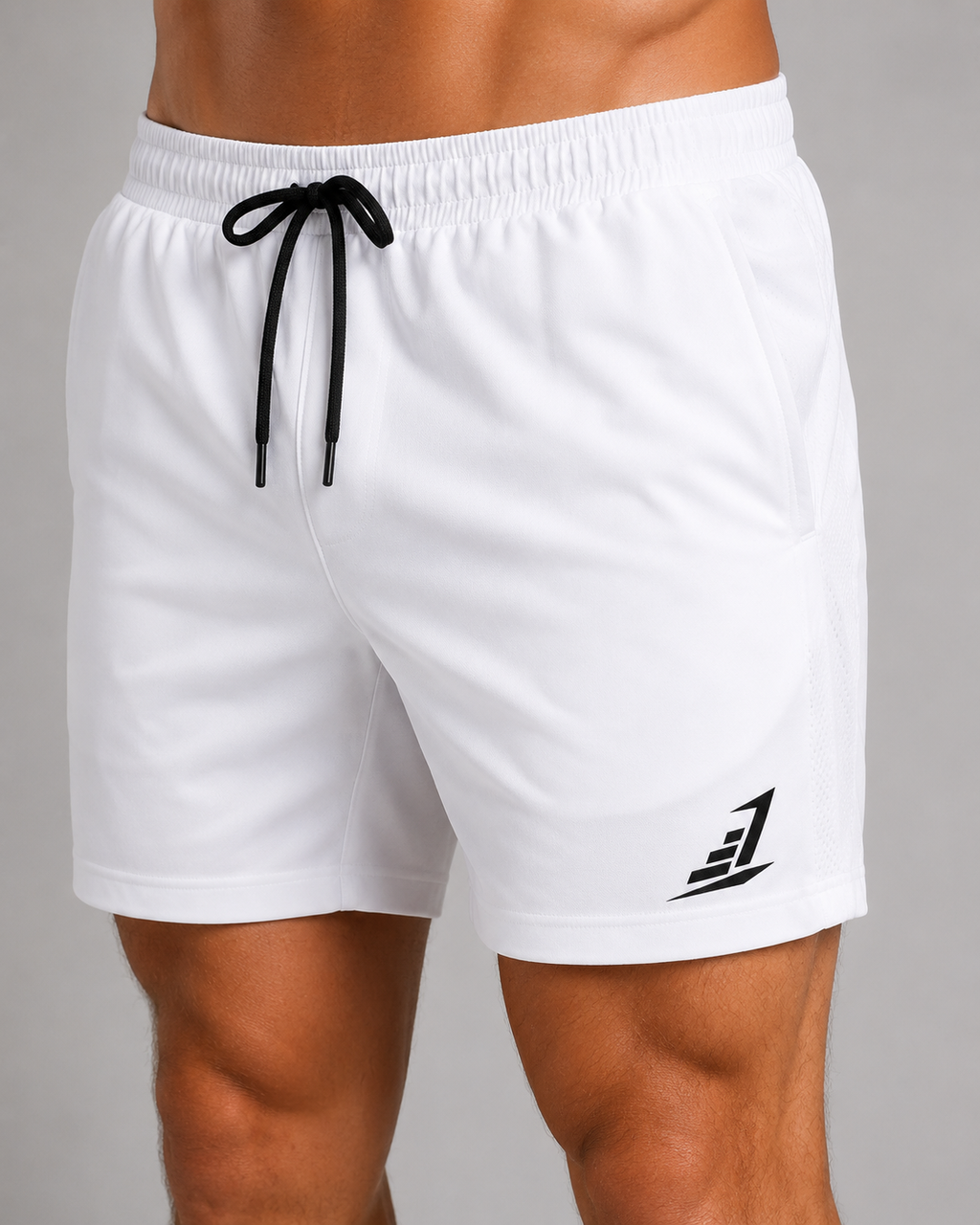 Men’s Levels Performance Shorts – White