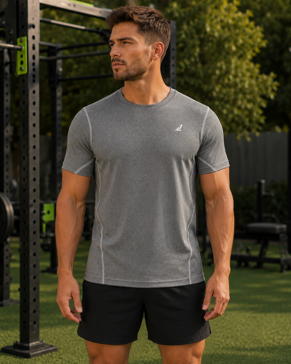 Training Division Technical T-Shirt - Black - Grey - Blue