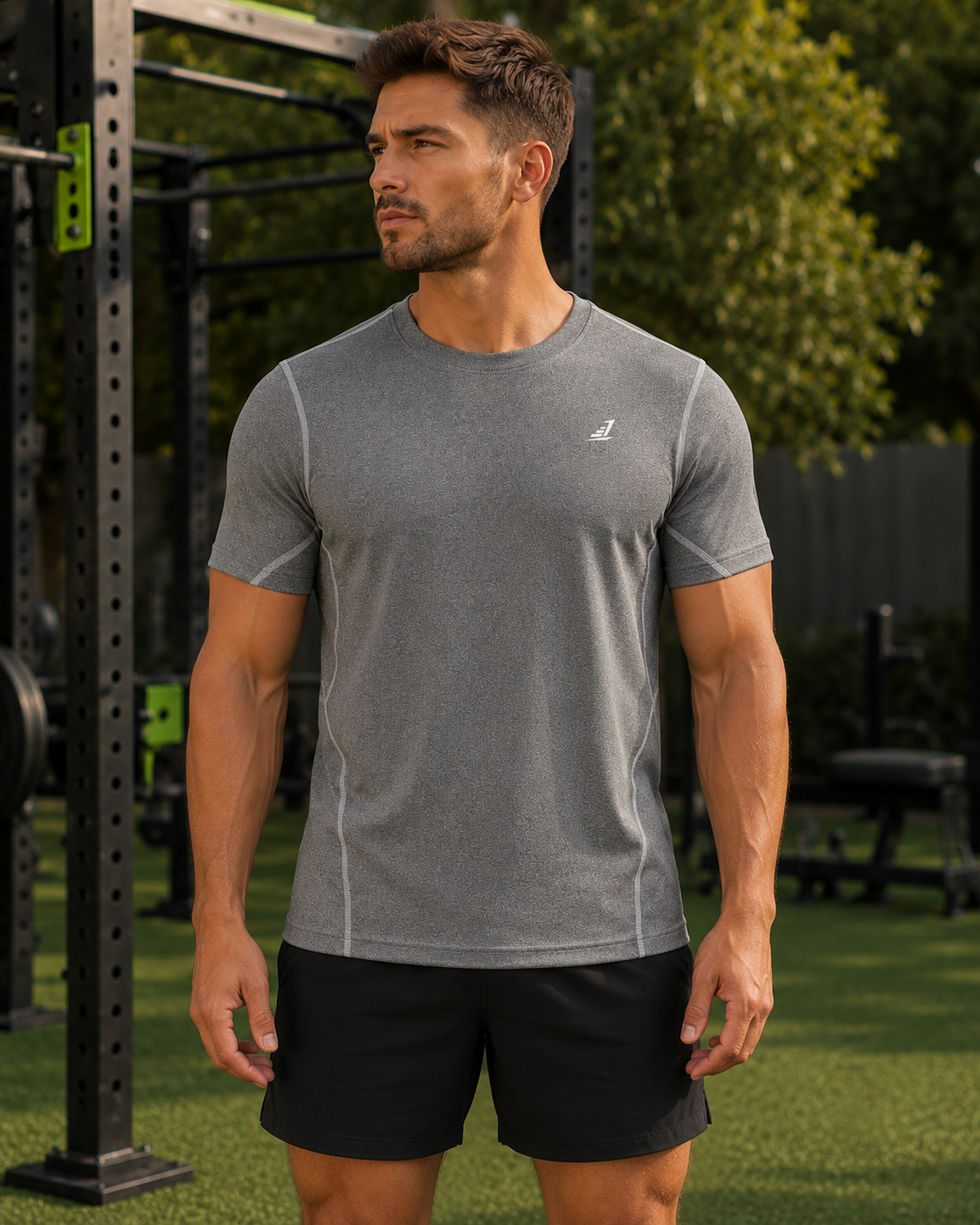 Training Division Technical T-Shirt - Black - Grey - Blue