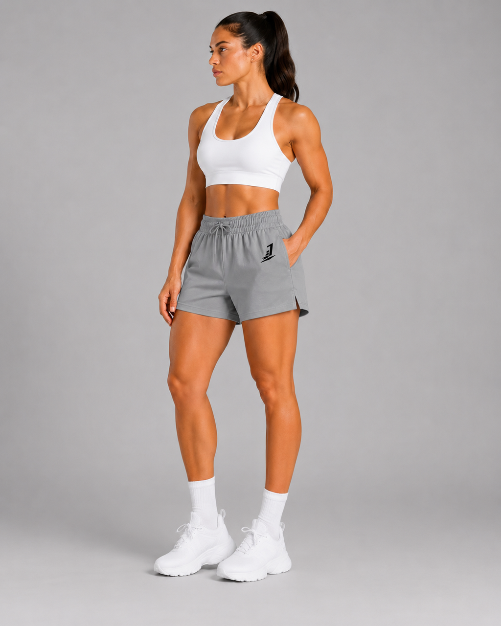 Women's Levels Signature Shorts – Grey