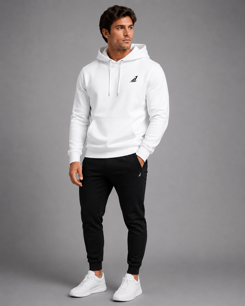 Men's Signature White Hoodie