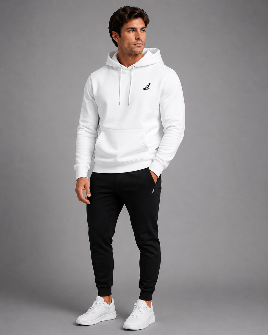 Men's Signature White Hoodie