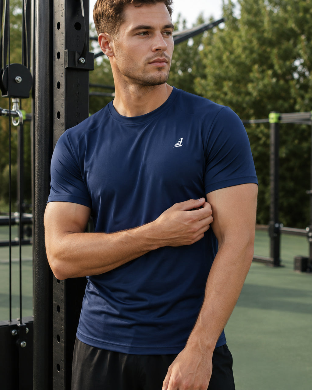 Core Regular Fit Performance T-Shirt - Red - Grey - Black - Navy Blue