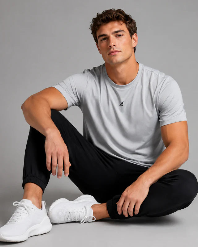 Men’s Levels Essential Training Tee – Light Grey