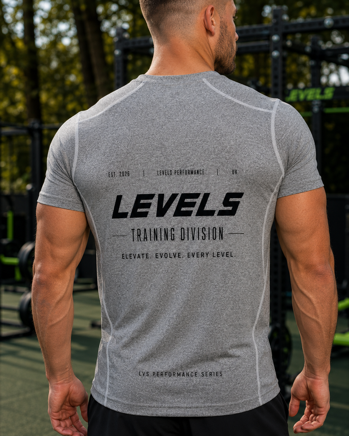 Training Division Technical T-Shirt - White - Grey - Blue