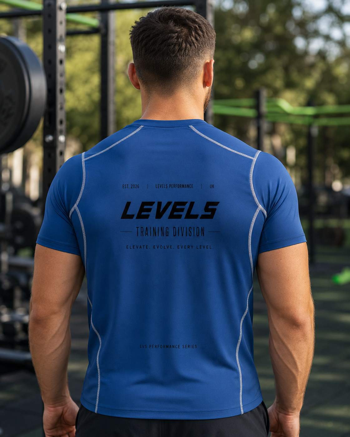 Training Division Technical T-Shirt - White - Grey - Blue