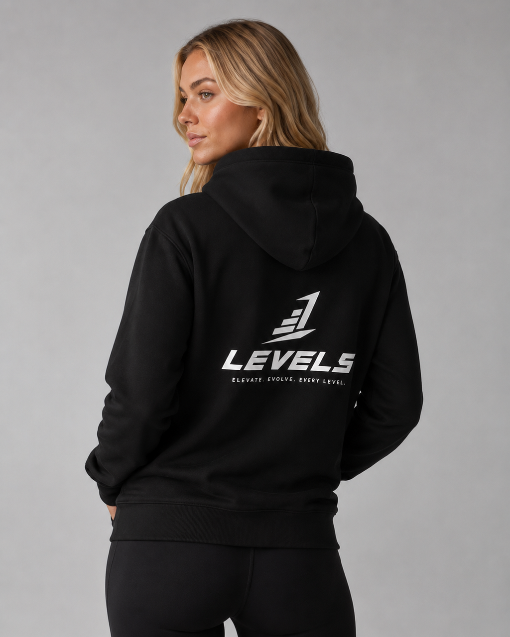 Women’s Levels Signature Black Hoodie