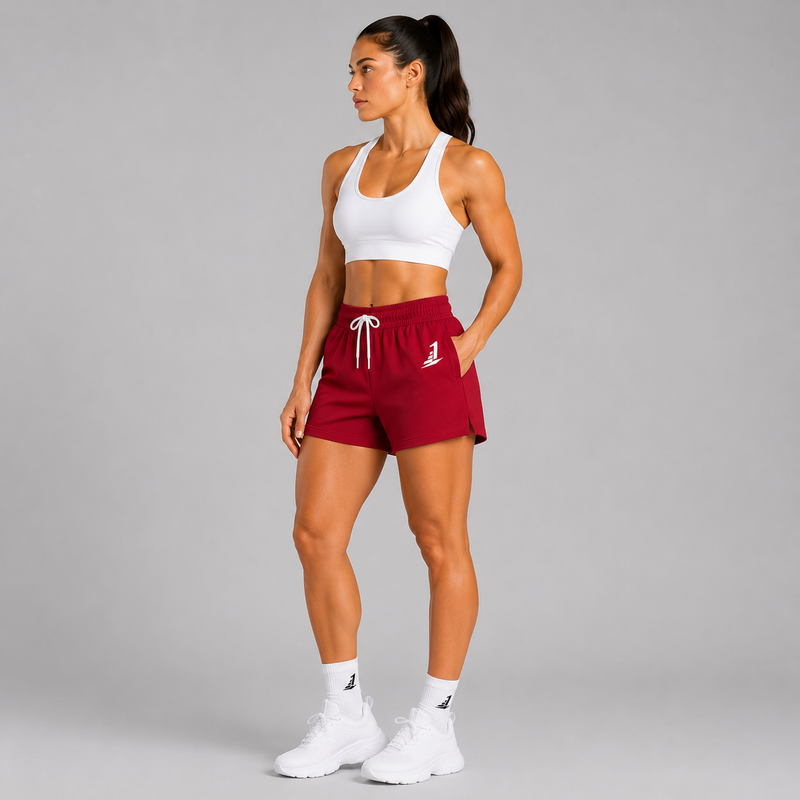 Women's Levels Signature Shorts – Red