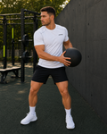 MotionForm Performance T-Shirt - White - Grey - Blue