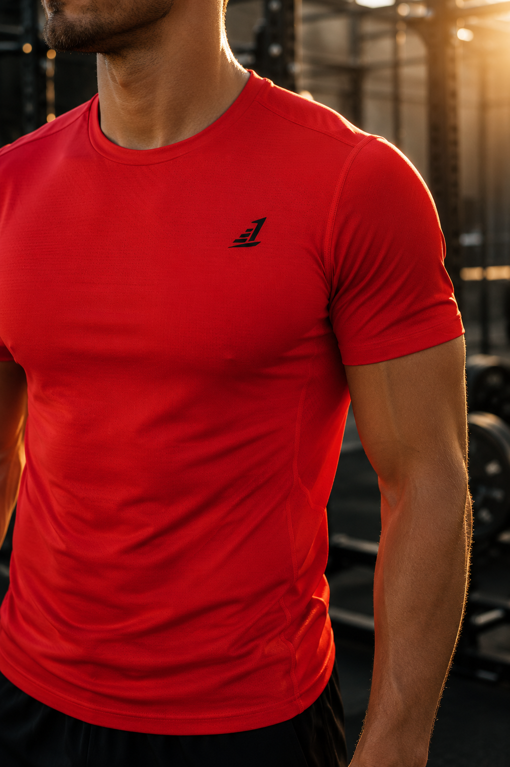 Core Regular Fit Performance T-Shirt - Red - White - Yellow - Lake blue