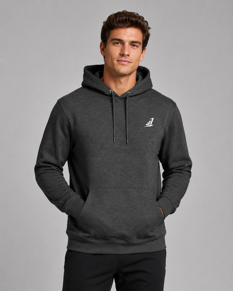 Men's Levels Signature Dark Grey Hoodie