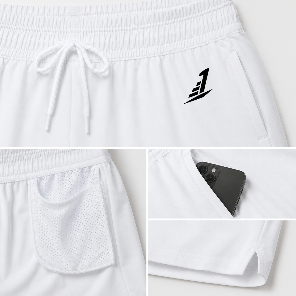 Women's Levels Signature Shorts – White
