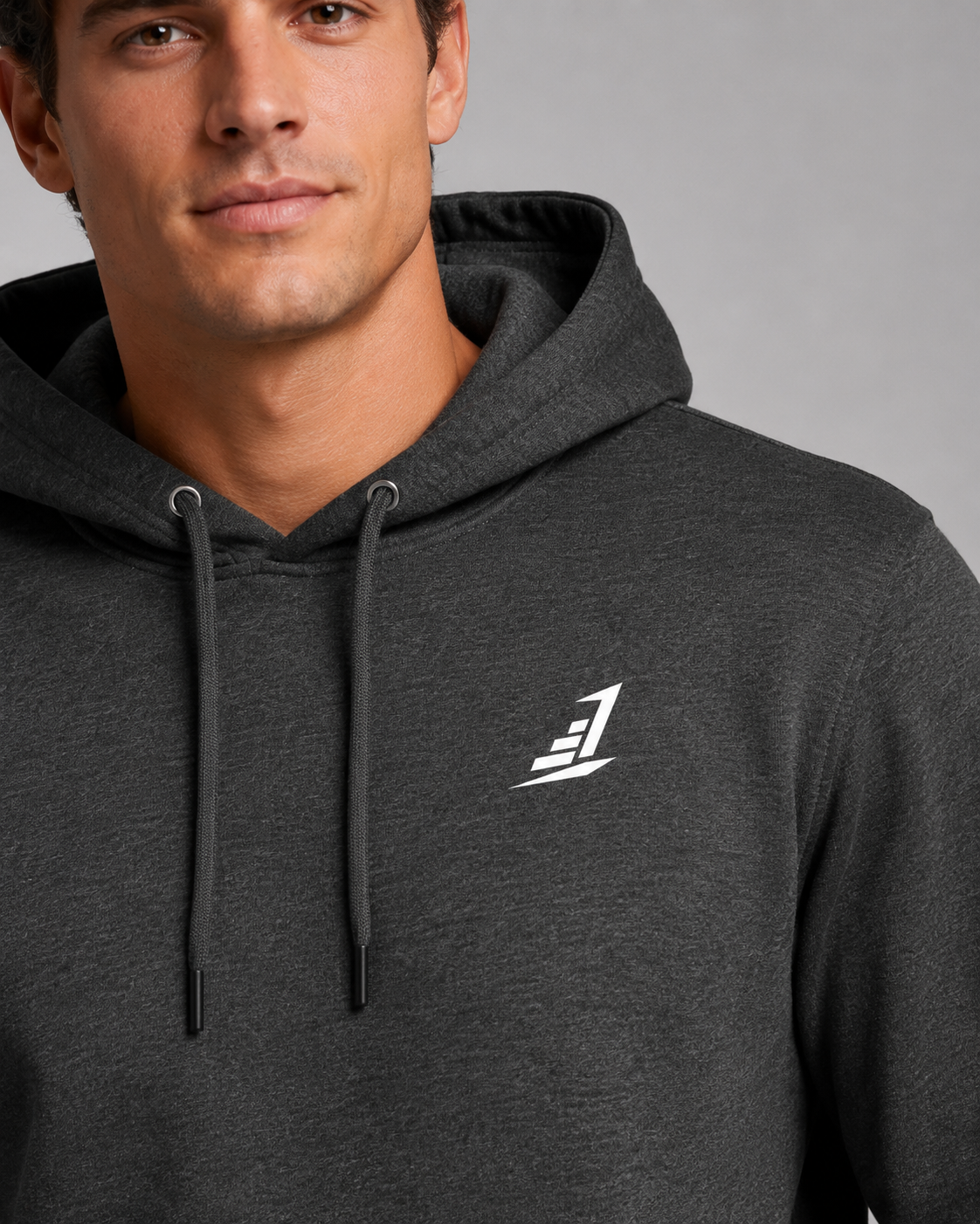 Men's Levels Signature Dark Grey Hoodie