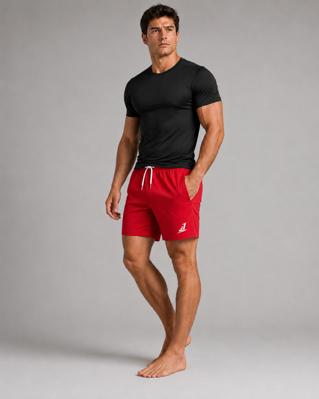 Men’s Levels Performance Shorts – Red