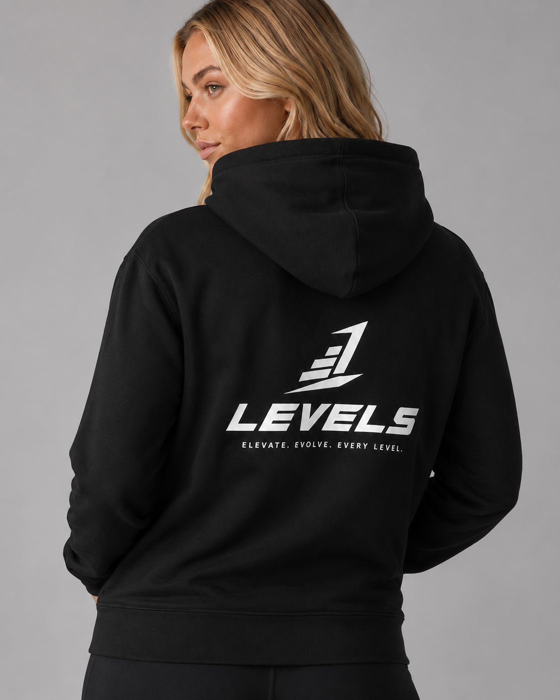 Women’s Levels Signature Black Hoodie