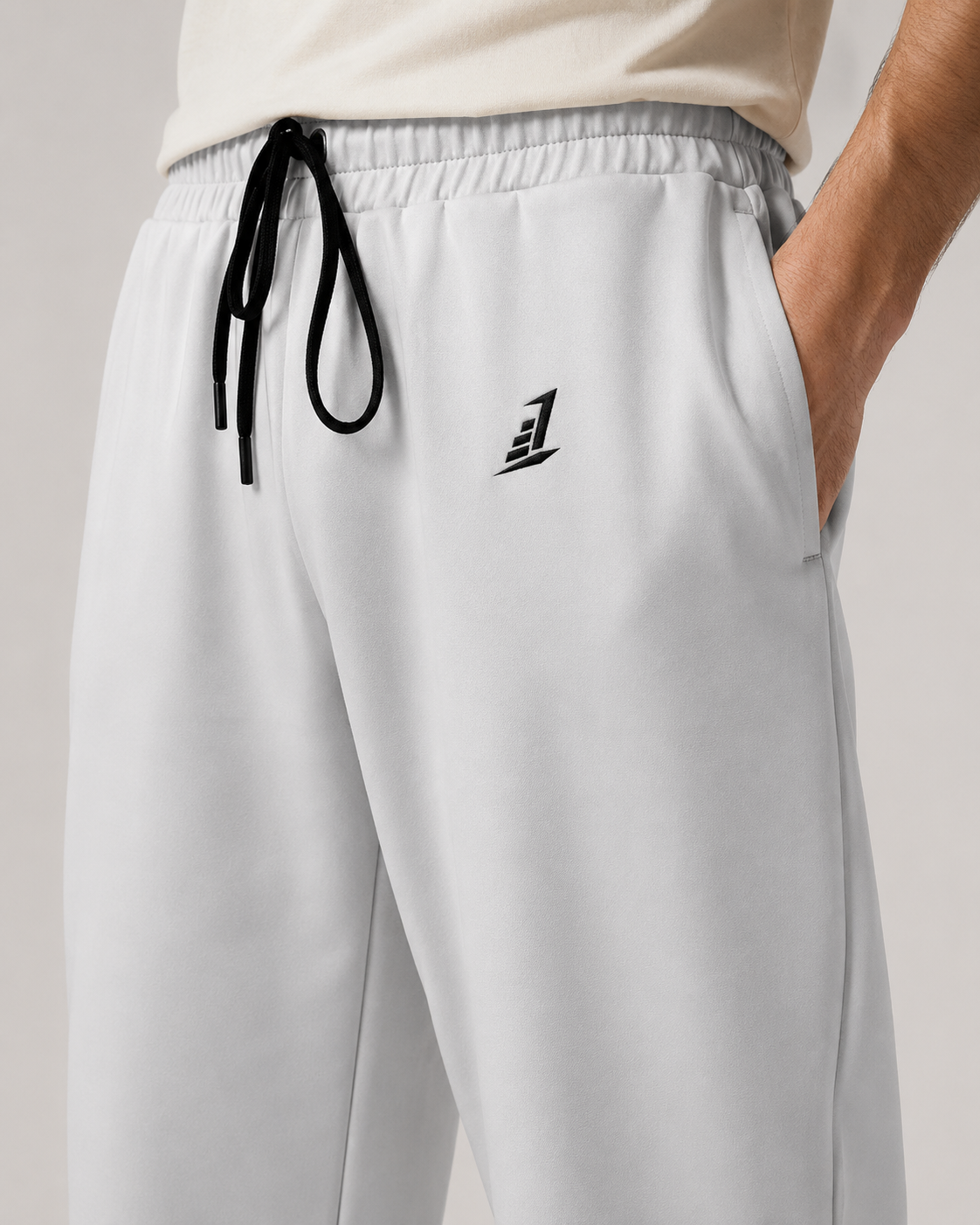 Men's Light grey joggers Athletic Joggers