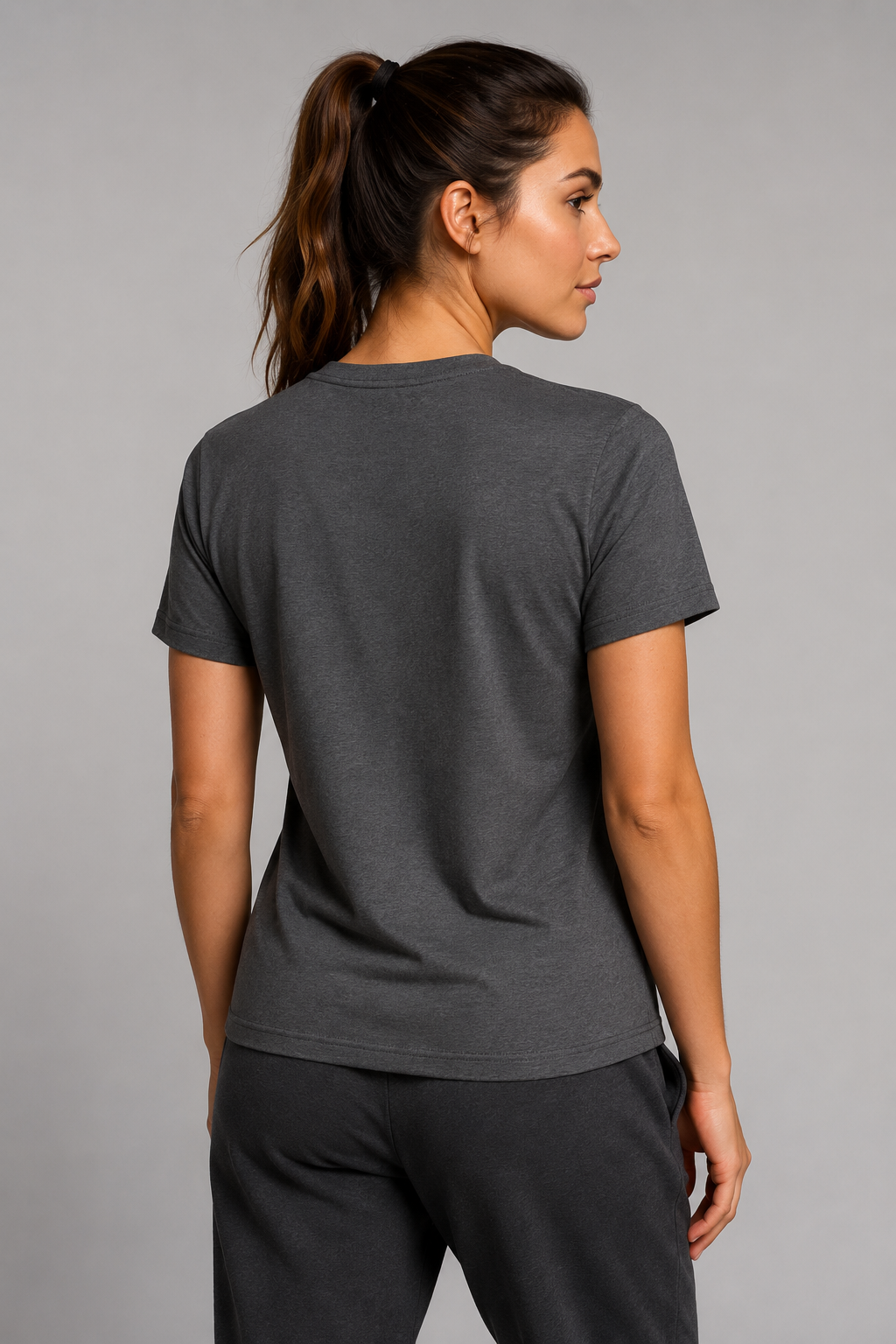 Women’s Levels Signature Embroidered Casual Tee – Grey