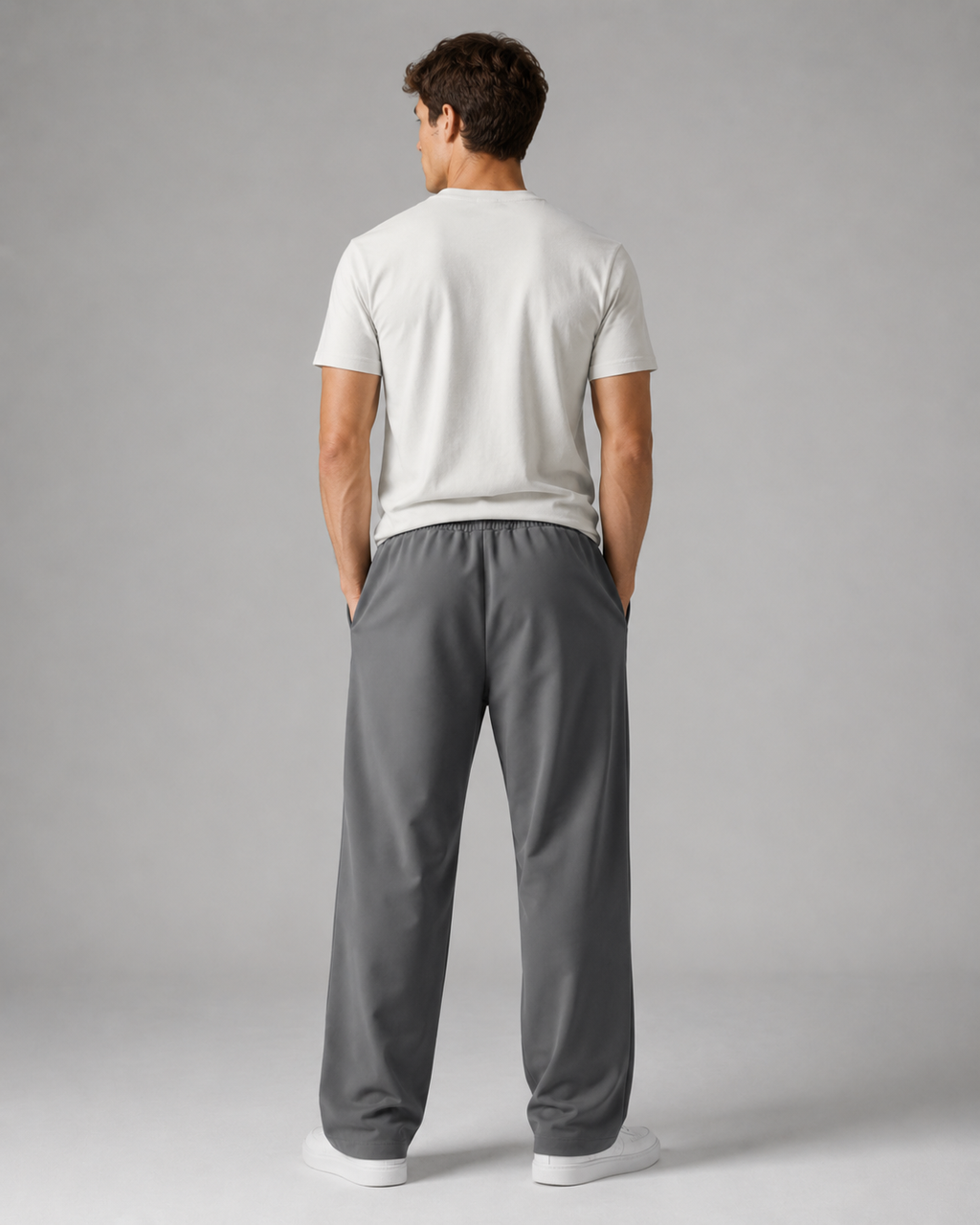 Men's Dark grey B.L Wide legged