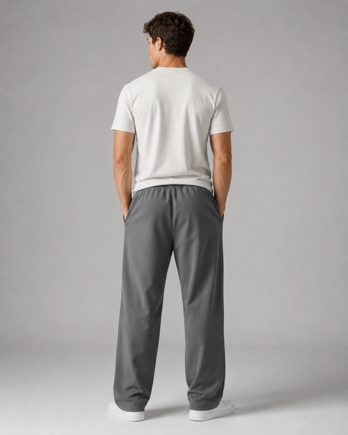 Men's Dark grey B.L Wide legged
