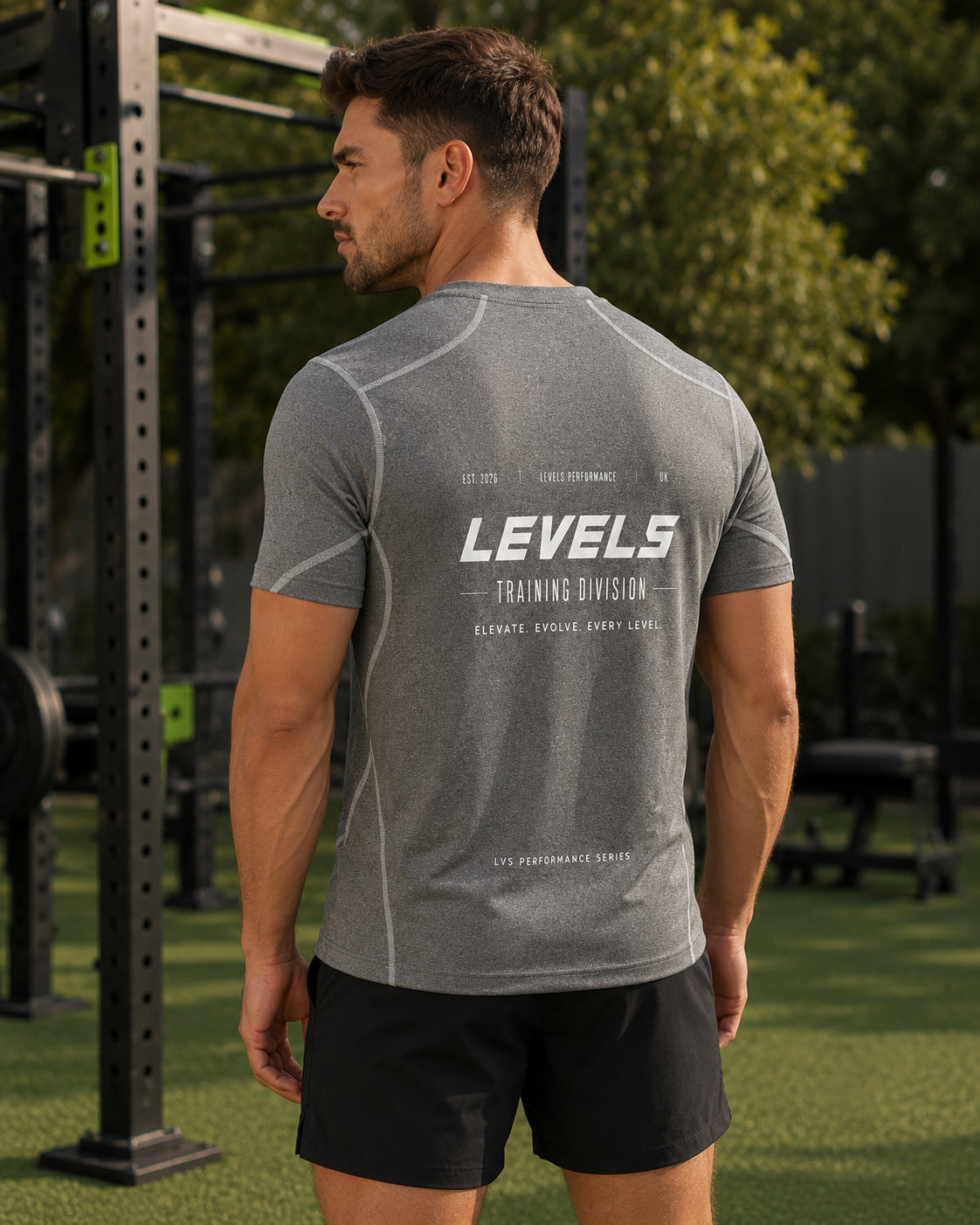 Training Division Technical T-Shirt - Black - Grey - Blue