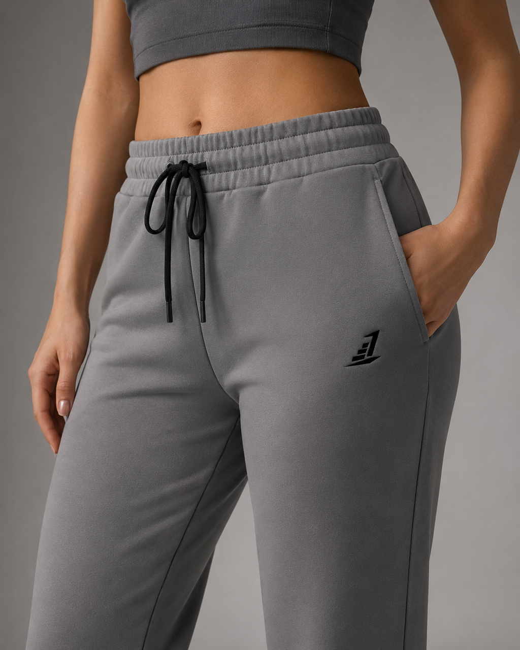 Women's Dark grey B.L Athletic Joggers