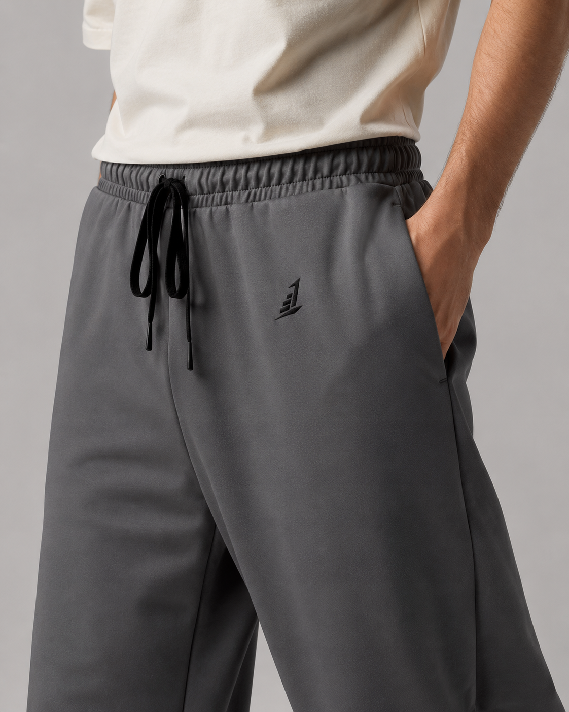 Men's Dark grey B.L Wide legged