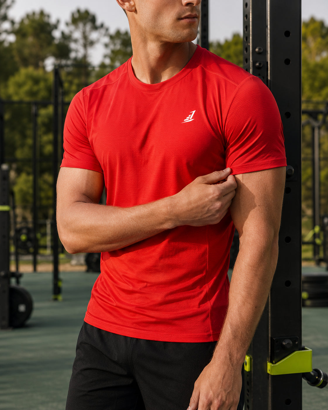 Core Regular Fit Performance T-Shirt - Red - Grey - Black - Navy Blue
